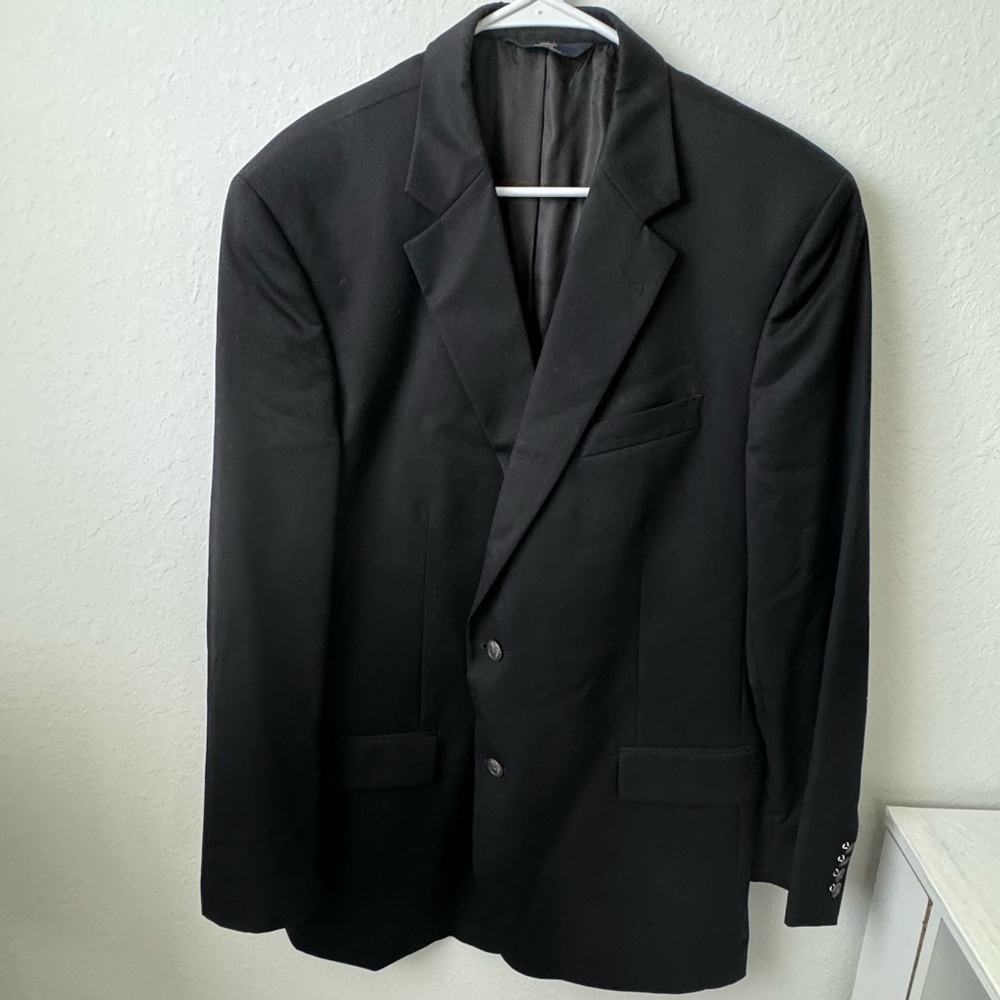 Mens Size Brooks Brothers 346 Pure Wool Two-Button Blazer jacket 44 Long